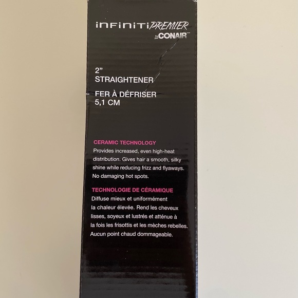 BNIB Conair Infinity Premier Straightener Ceramic 2” - Picture 3 of 4